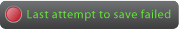 Last attempt to save failed